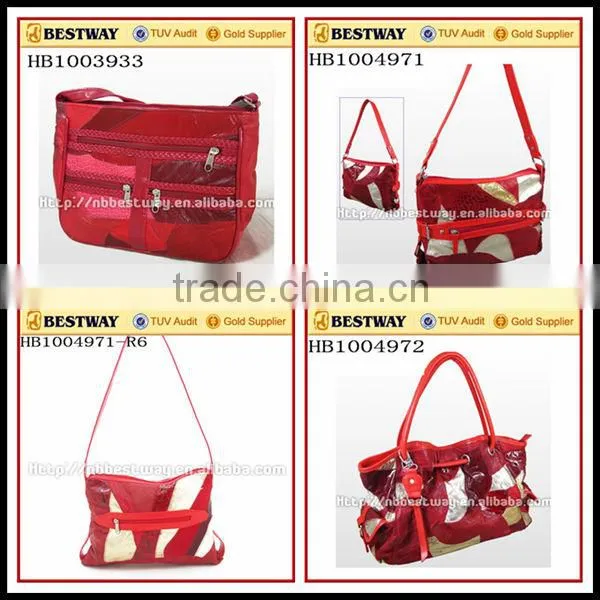 2014 genuine cow leather handbag lady hand bag designers brand popular