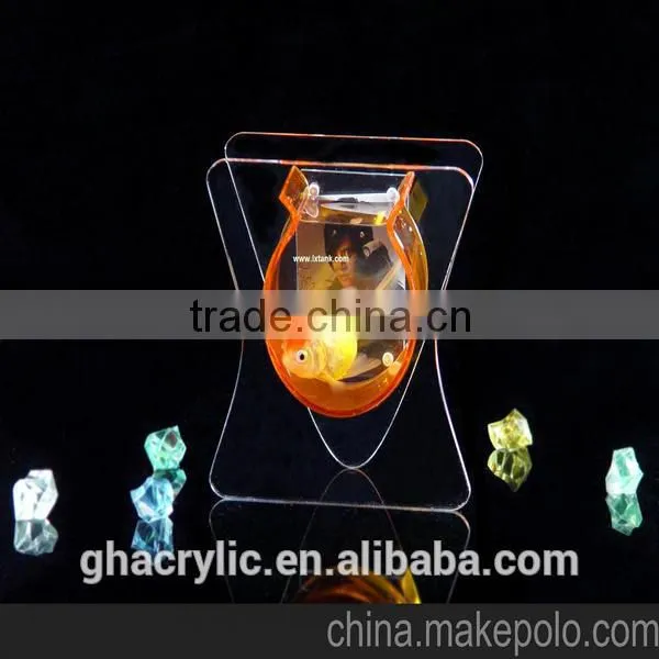 GH-RZ611 Customized Acrylic Fish Tank/Acrylic Fish Bowl/Acrylic Aquarium ,small acrylic fishbowl