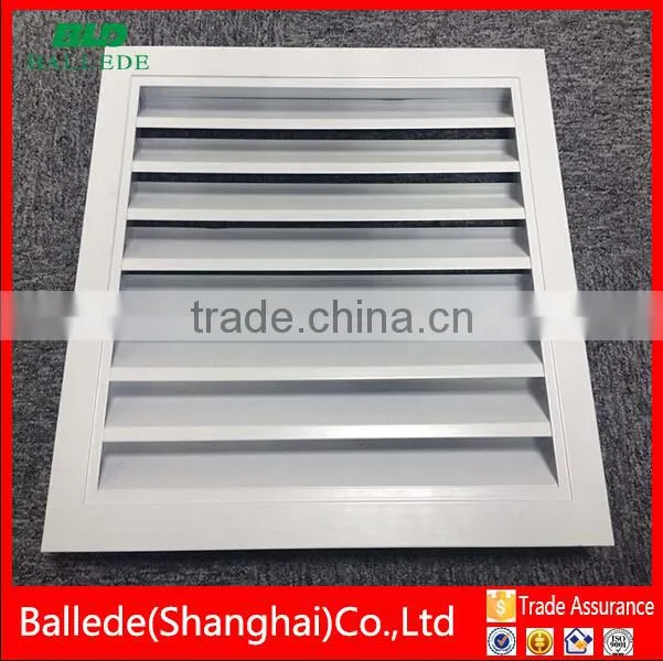 HVAC system aluminum fresh air louver