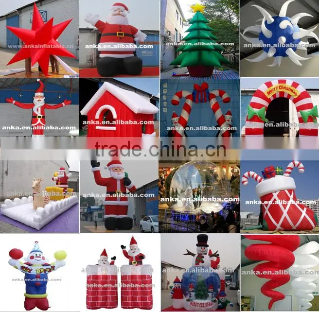 Customized Christmas decoration inflatable santa grotto