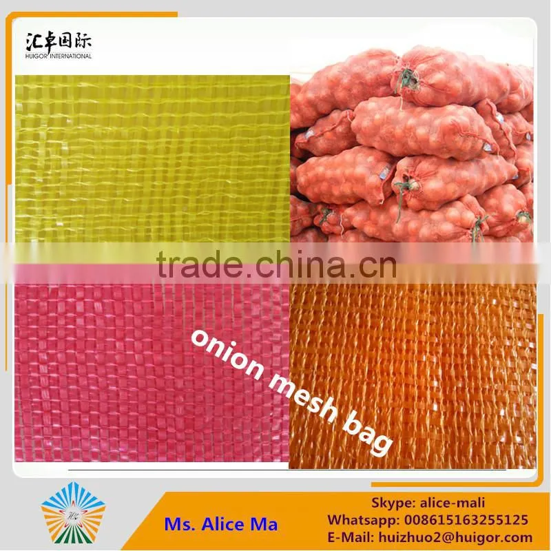 high quality pp mesh bags for potato, onion, other vegetable and fruit