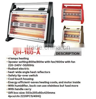 halogen/quartz room heaters