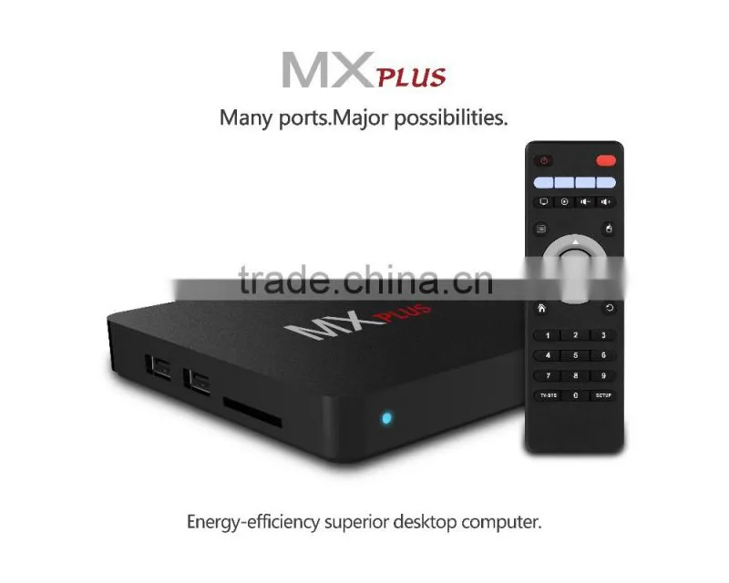 Amlogic S905 Quad Core MX Plus Kodi TV Box Android 5.1