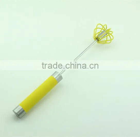 14'' Silicone Hand Mixer Hand Push Down Egg Beater