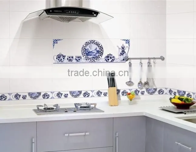 White bathroom ceramic digital wall tiles