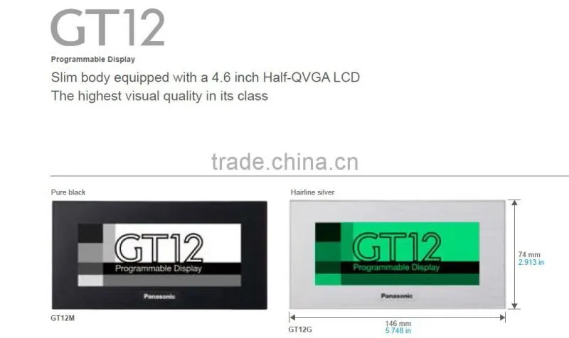 NAIS GT12 4.6-inch HMI GT12G touch screen AIG12GQ02D operation panel