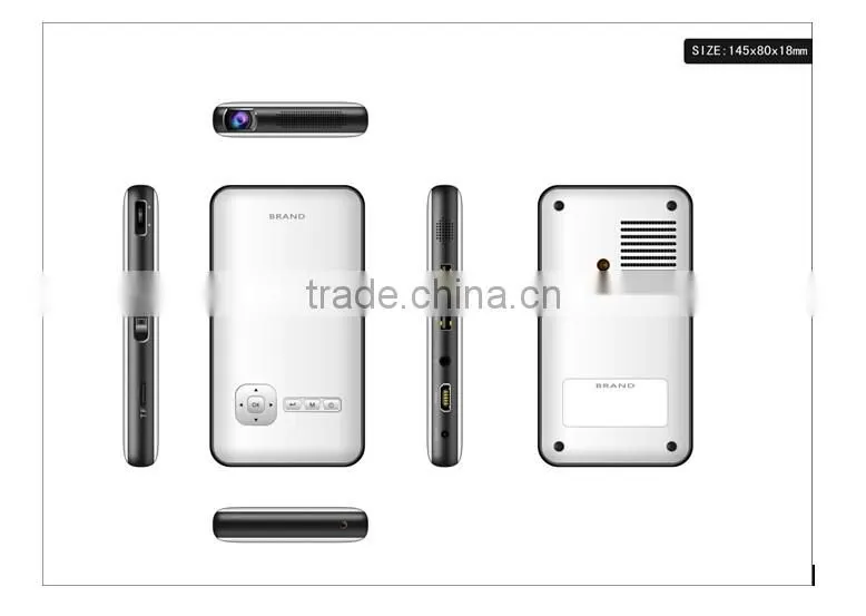 Portable projector mobile smart projector 1080P supply 8G/16G for choice