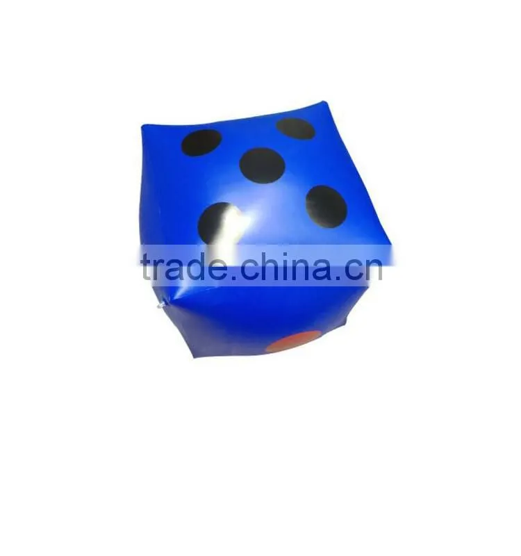 Inflatable colour dice,PVC toys