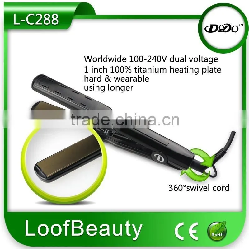 1.5 inch 4 in 1 interchangeble hair straightener