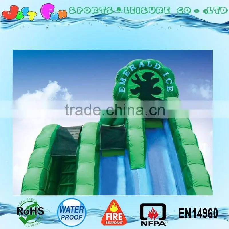 new-designed dual porpuse wet and dry inflatable slide for adults and kids for sale