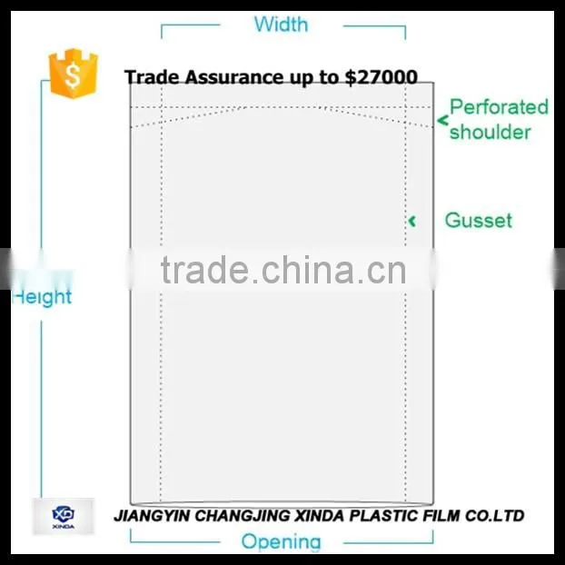 Clear Polythene Garment Covers