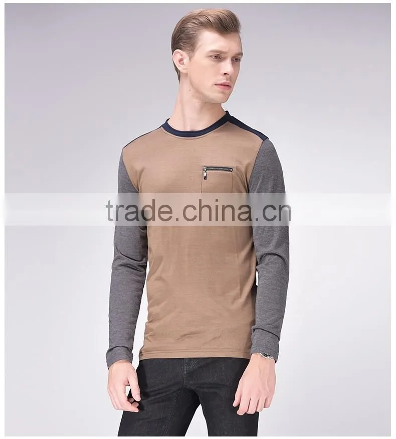 Wholesale New men long sleeve t shirt men leisure travelers head