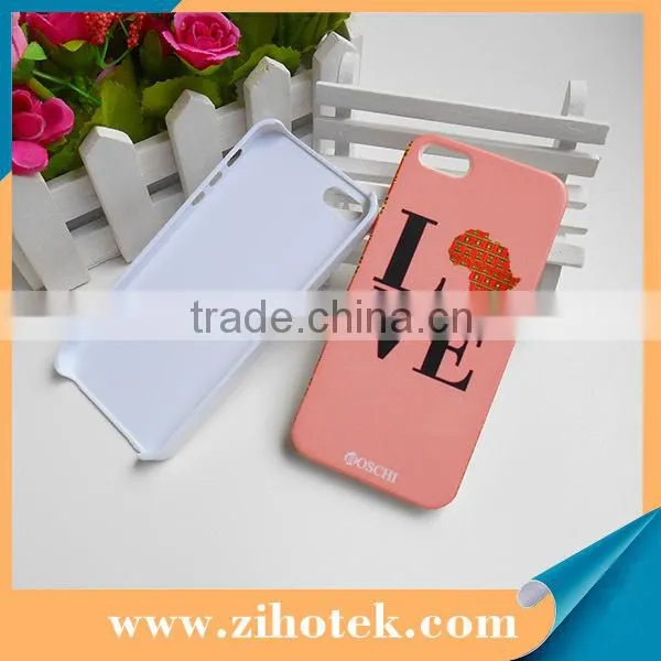 High quality personalized 3d sublimation cover cases for iPhone 5s
