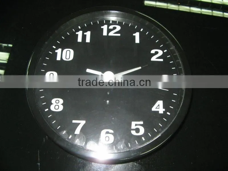 12" Smart light metal silence wall clock