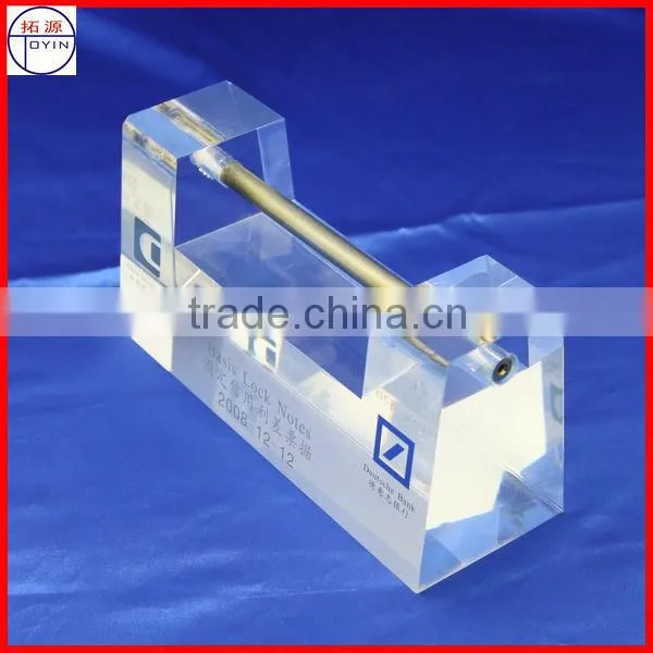 acrylic paperweight with photo inside