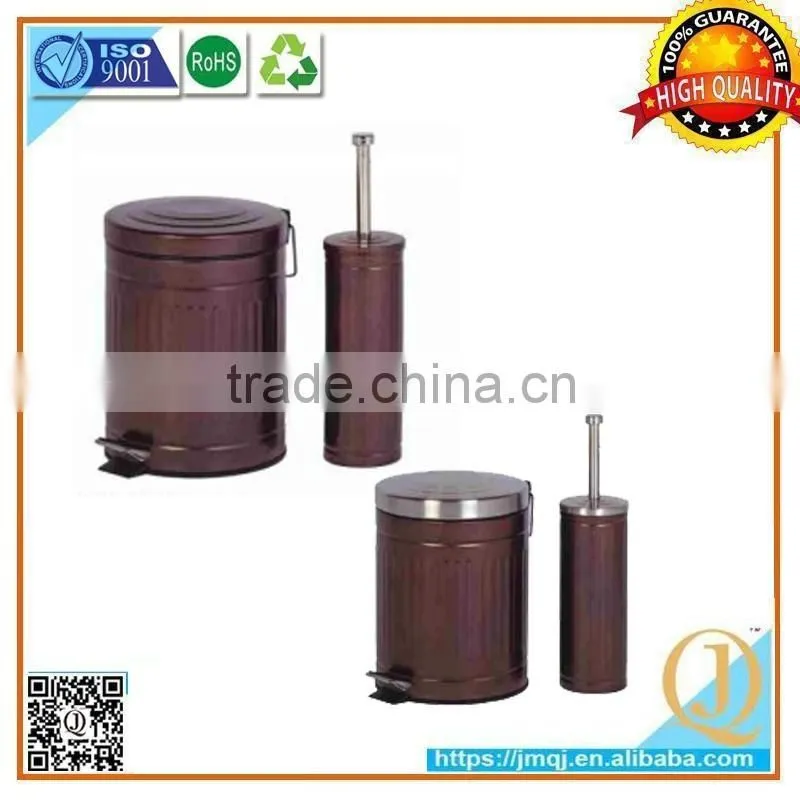 Stair lid red color coated toilet brush holder