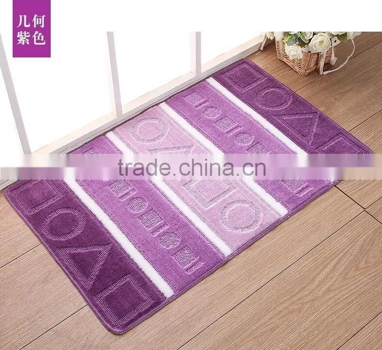 Hot selling in Russia anti-slip polypropylene fiber floor mat
