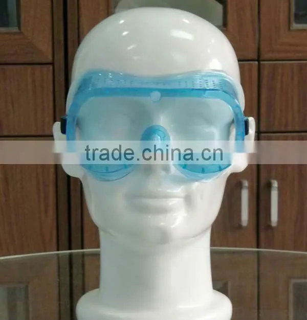 2016 ANSI safety goggles PC lens multi-direct vents safety goggles clear PC safety goggles CE EN 166 safety goggles