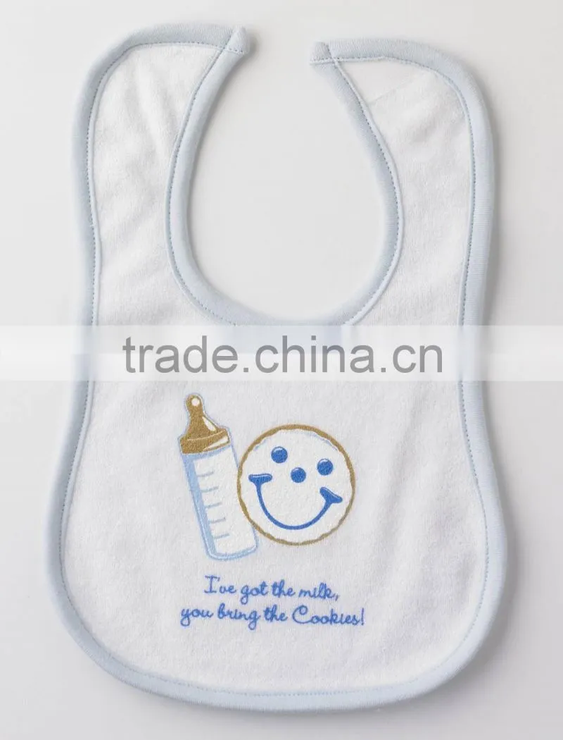 2015 Hot Sale Multi styles Cartoon cotton Baby Bibs wholesale