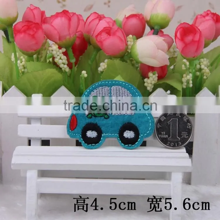Cute Design Kids Clothes Patch,Small Car Shape Patches For Bag
