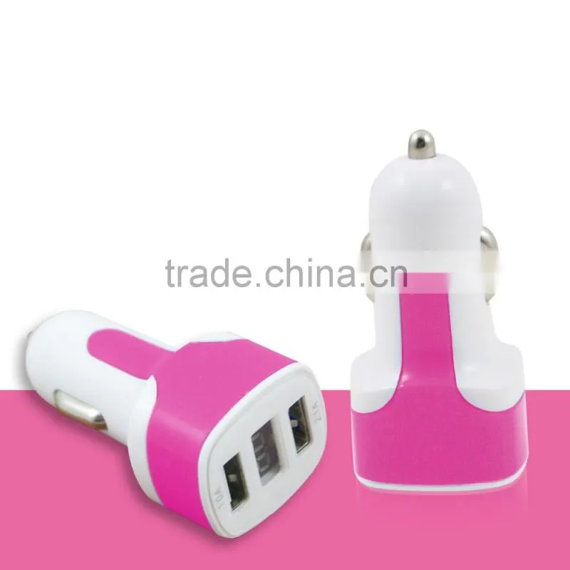 Faste Charging Dual Car Charger For iPhone Samsung with LCD Display
