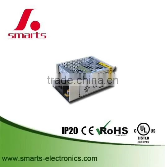 high quality 12v/24v dc led power supply 15w 25w
