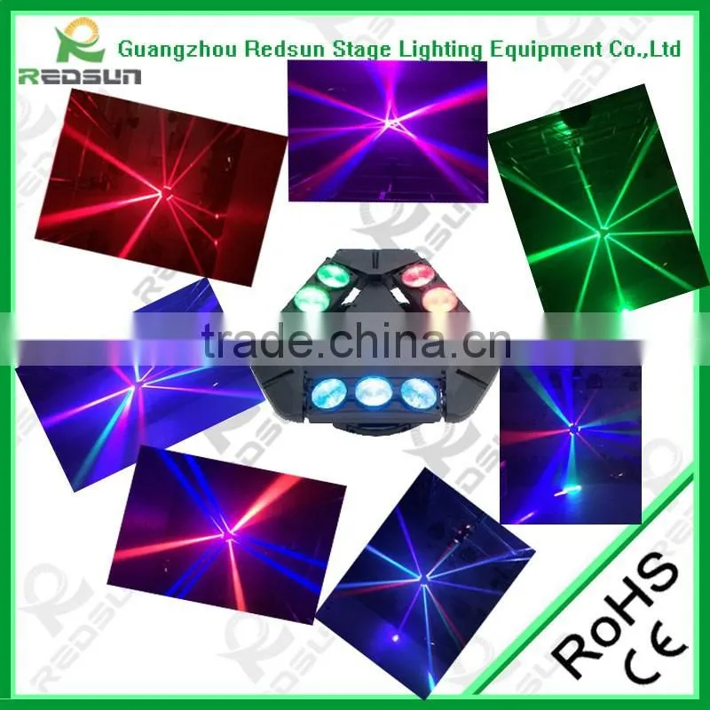 LED 3*3 spider light 8pcs*10w RGBW 4IN1 charming stage /party/club/party/christmas/house decor concert dj moving head light