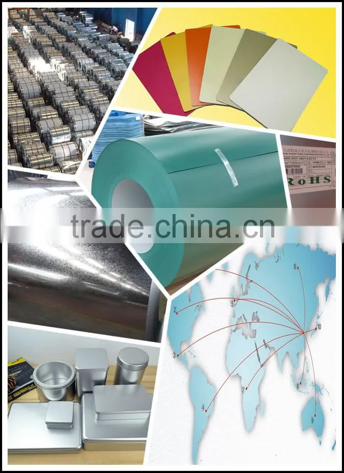 BIG SPANGLE HOT DIPPED GALVANIZED STEEL COIL (SHEET)Z120 CHROMATED