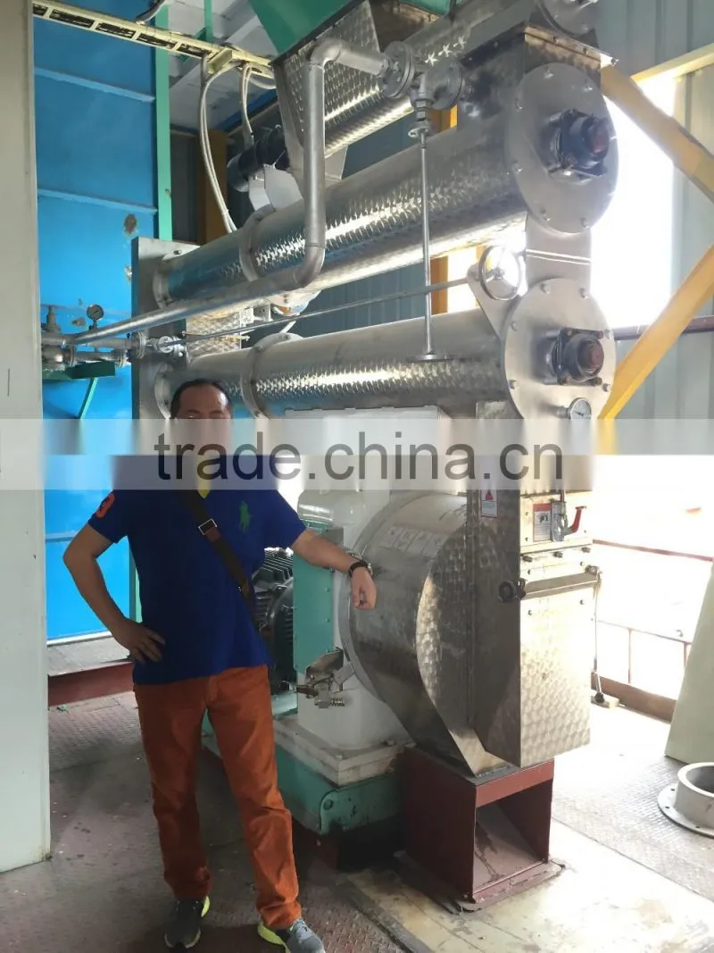 SZLH 250 Ring die livestock feed pellet mill/feed pelletizing machine/ duck feed processing machines CE/ISO9001 Certificate