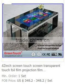 ELO 10.4inch USB controller PCAP projected capacitive touch panel with water proof