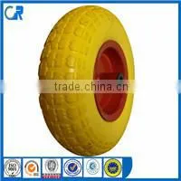 Manufacturer high quality 3.00-4 260x85 pu foam solid wheel