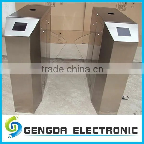 304 stainless steel RS485 high sensitive access control retractable flap barrier turnstile mechanism