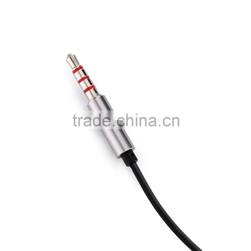 high Grade wire mobile earphone with microphone for mobile with RoHs CE FCC