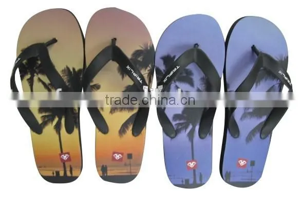2016 new design men fashion flip flops