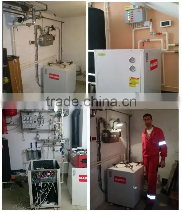 High performance stainless steel water to water heat pump water source heat pump