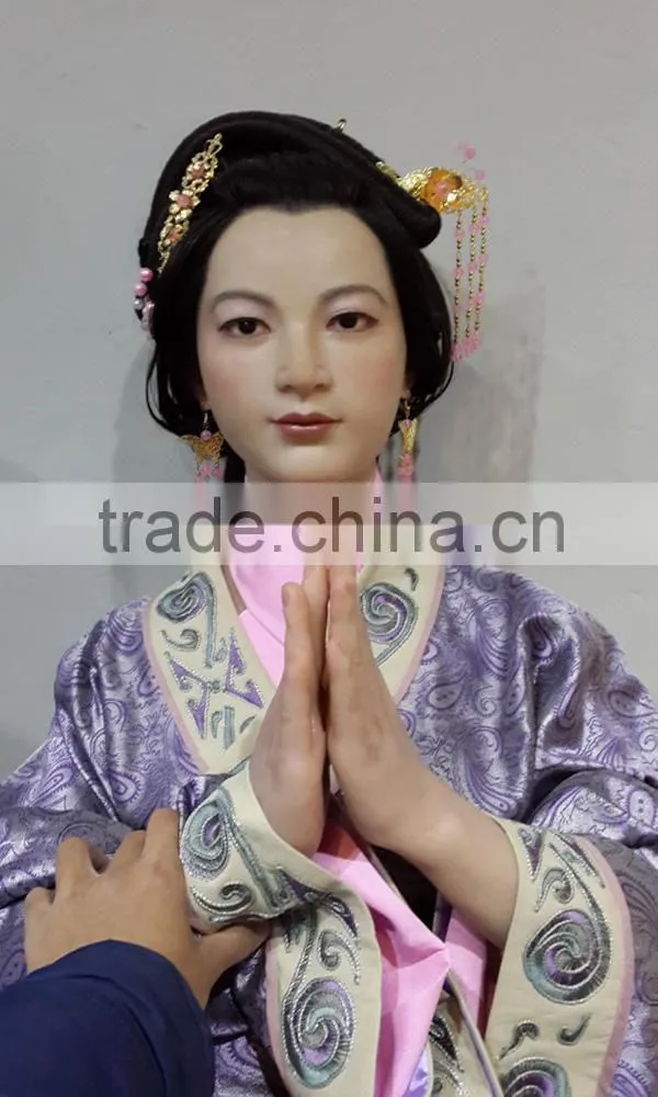 Ancient beauty hotsale lifelize wax figure