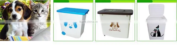 2015 High Quality Plastic Pet Food Container/dog food bin /pet food storage container