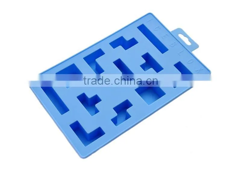 1pcs Game Tetris Ice Bricks Tray Ice Tray Mold Mould Maker Party Silicone Summer Ice Cube Carving Mold Mould Maker