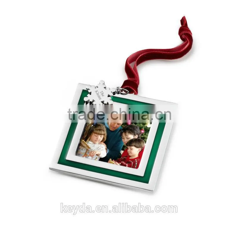 Customized lovely Mini frame christmas ornament for Christmas gift