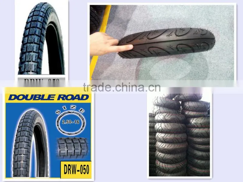 Front Wheel Low Price China Top Brand Motorcycle Tyre 250 - 16
