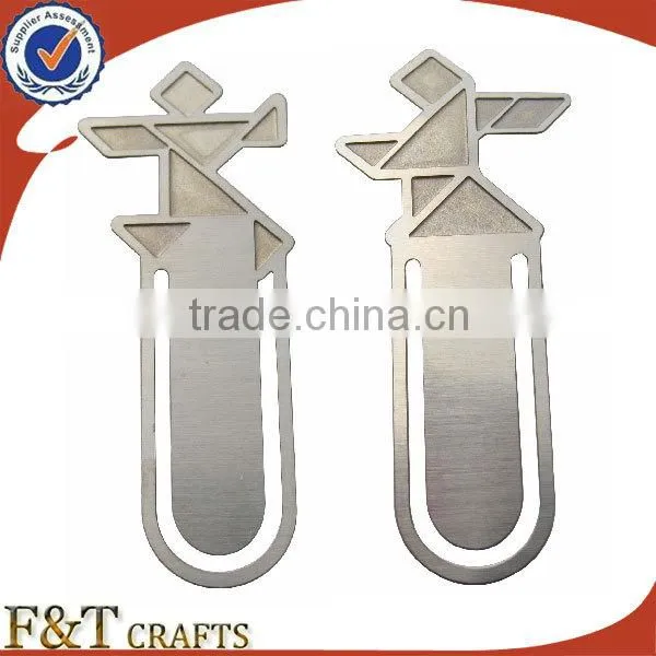 china custom personalized gifts promotional metal bookmark for books