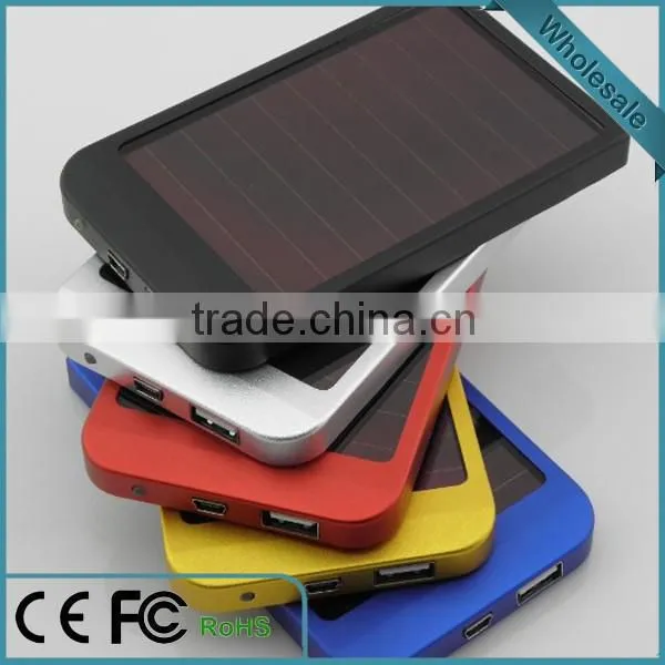 2015 new high quality product solar power bank charger lowest price