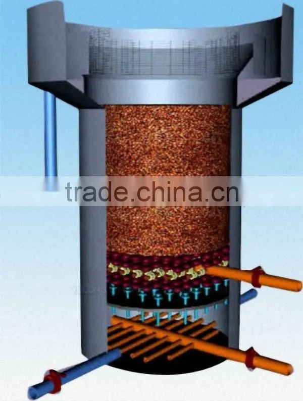 Pond bio filter for fish farm aquaculture
