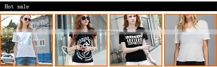 100% cotton blank trendy women o neck design you own t shirt