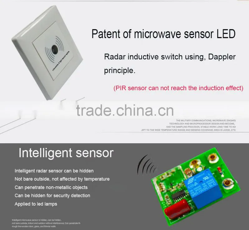 2015 smart led 200W wall switch sensor switch for mirror micro sensor 240V sensor switch switch no touch mirror sensor switch