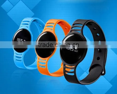 Popular silicone sports pedometer smart bracelet with bluetooth