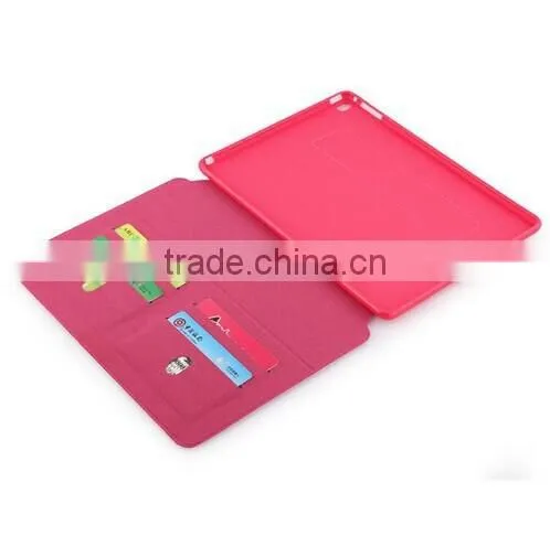 chinese wholesaler pu leather case for ipad air 2 16gb, tpu leather case for ipad 6