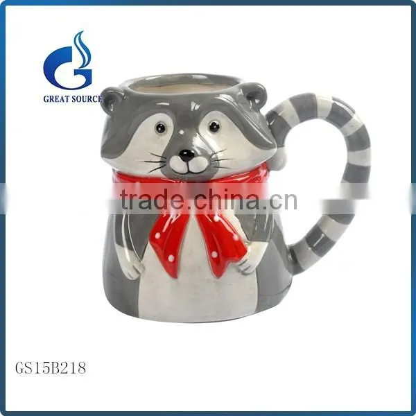 bulk ceramic mouse shape christmas coffee mugs wholesale