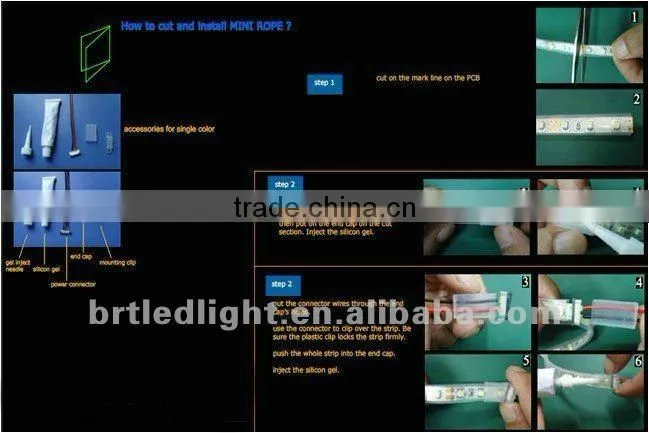 wireless led outdoor flexible strip lights 12v