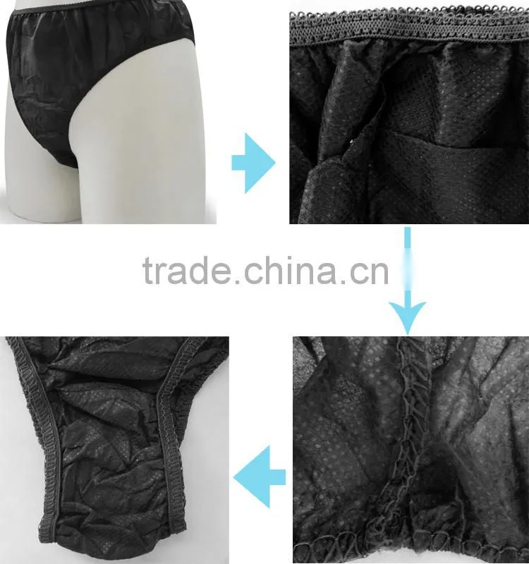 High Quality Disposable Underwear For Travel,Spa,Sauna,Disposable Paper Underwear